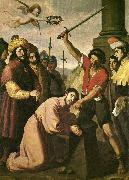 Francisco de Zurbaran the martydom of st james. Sweden oil painting artist